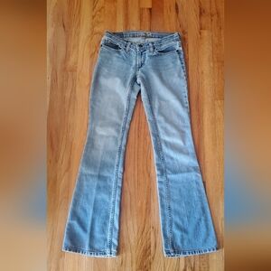 American Eagle Low Rise Light Wash Flare Jeans Size Women's 0